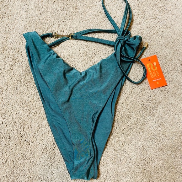 River Island Other - NWT Ocean Green High Leg Bikini Bottom